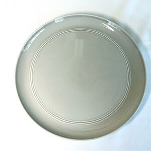 Crate & Barrel by Aaron Probyn Light Gray Serving Platter 12” NWT